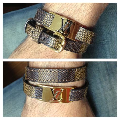 bracciale louis vuitton pelle uomo|Bracelets for Men High Fashion Jewelry .